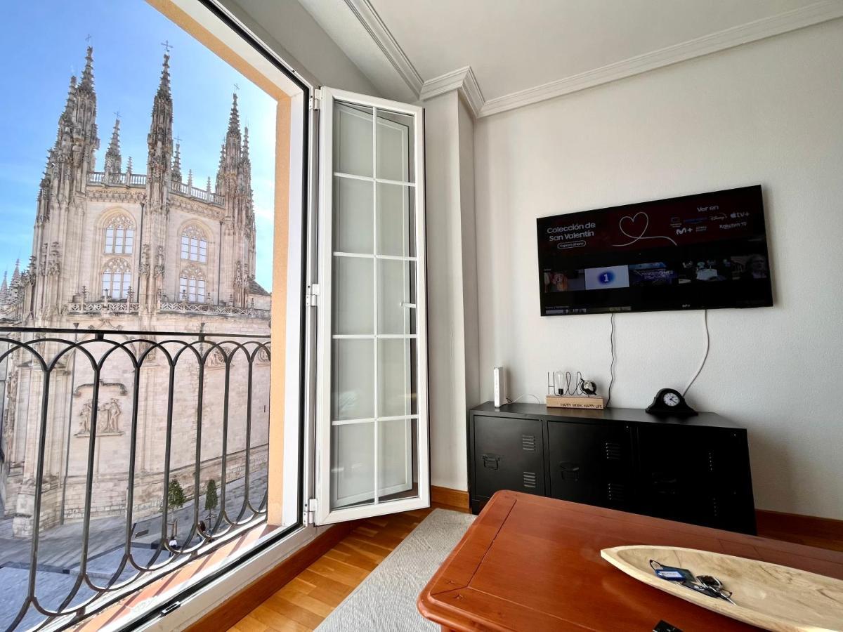 Atuaire Home Balcon Con Vistas A La Catedral De Burgo Buitenkant foto